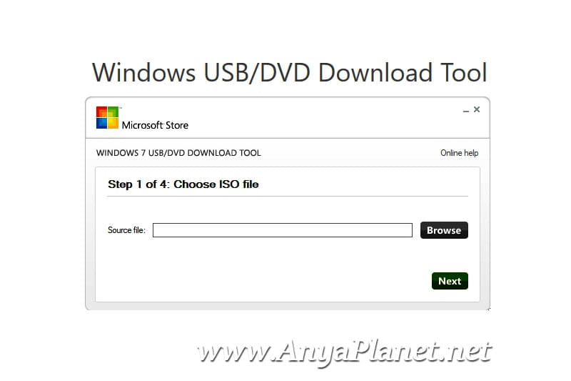 Утилиты Windows 7 Usb/Dvd Download Tool.