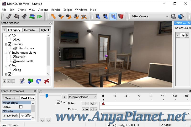 кликнуть для увеличения MachStudio Pro Free скачать бесплатно для 3d моделирования