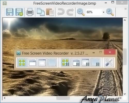 кликнуть для увеличения Free Screen Video Recorder скачать бесплатно для захвата экрана